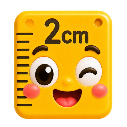 2cm.uk 黃色尺子 Logo